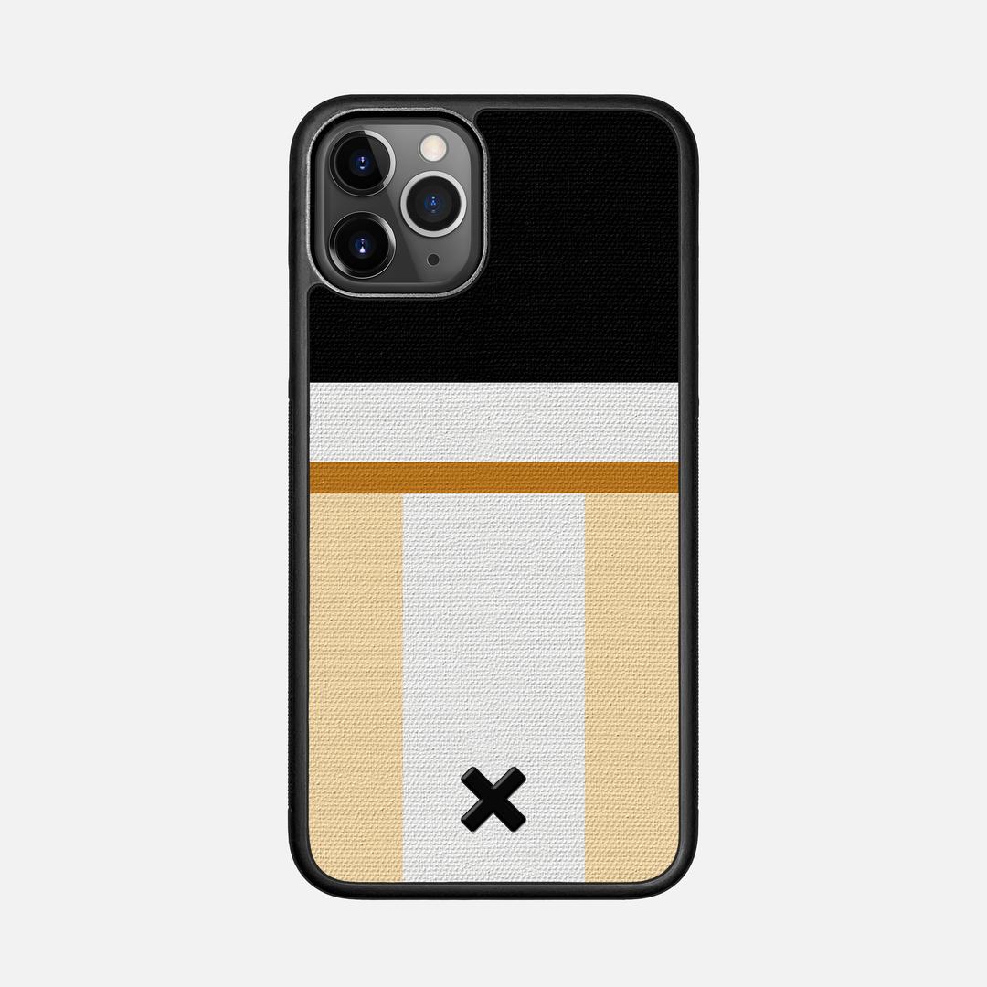 Isle Case for the Apple iPhone 11 Pro featuring a UV Printed Cotton Canvas backer with the Keyway X Mark#Phone Model_iPhone 11 Pro