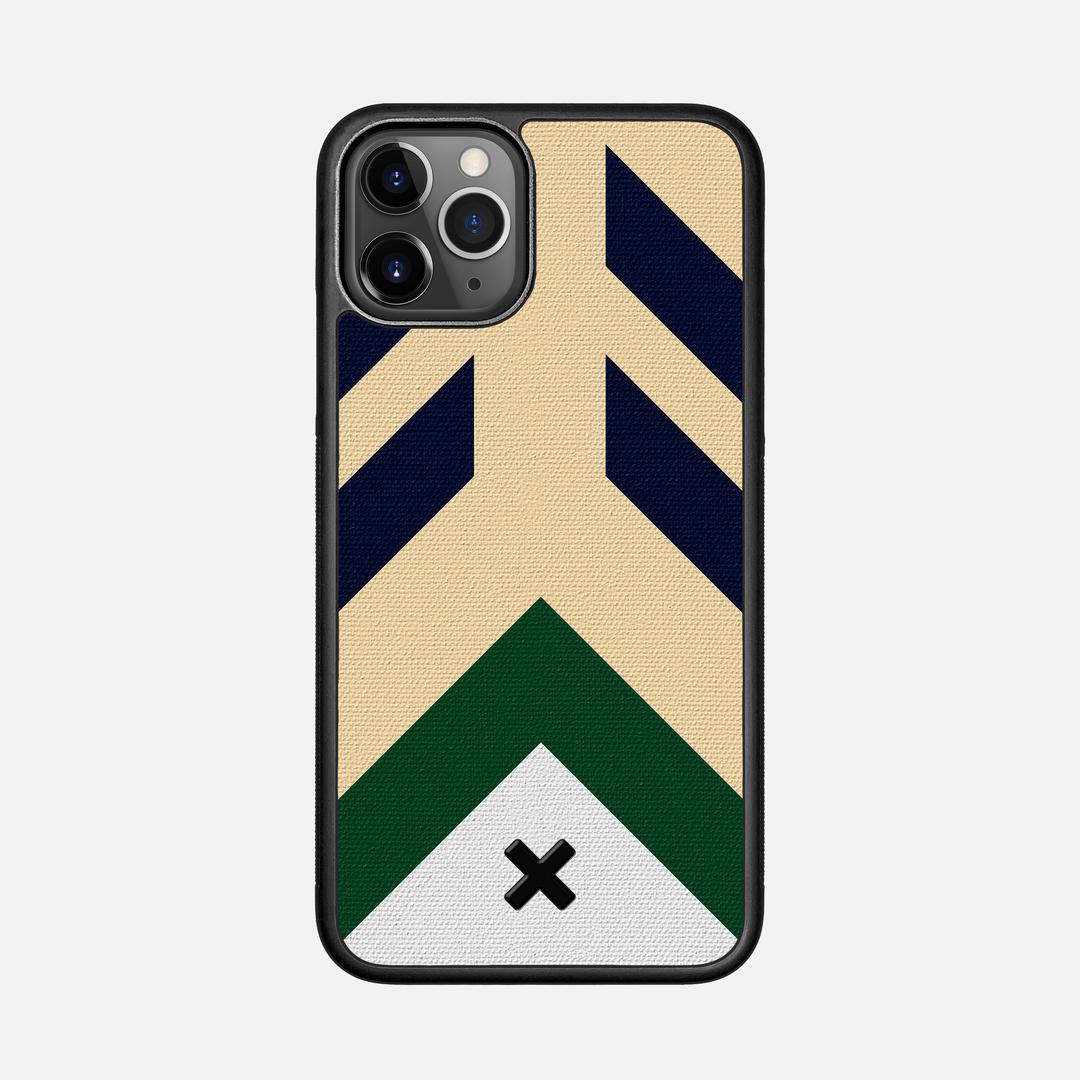 Passage Case for the Apple iPhone 11 Pro featuring a UV Printed Cotton Canvas backer with the Keyway X Mark#Phone Model_iPhone 11 Pro