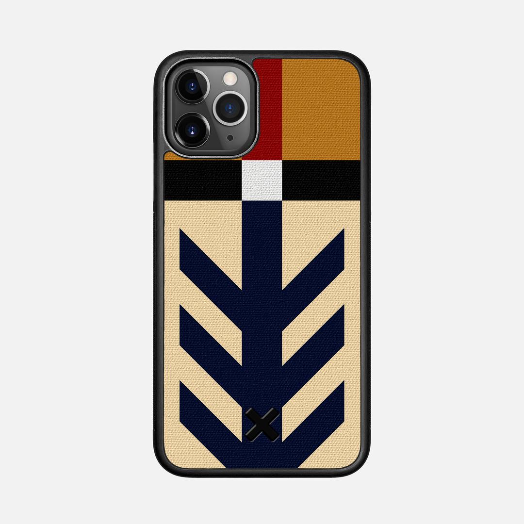 Trail Case for the Apple iPhone 11 Pro featuring a UV Printed Cotton Canvas backer with the Keyway X Mark#Phone Model_iPhone 11 Pro
