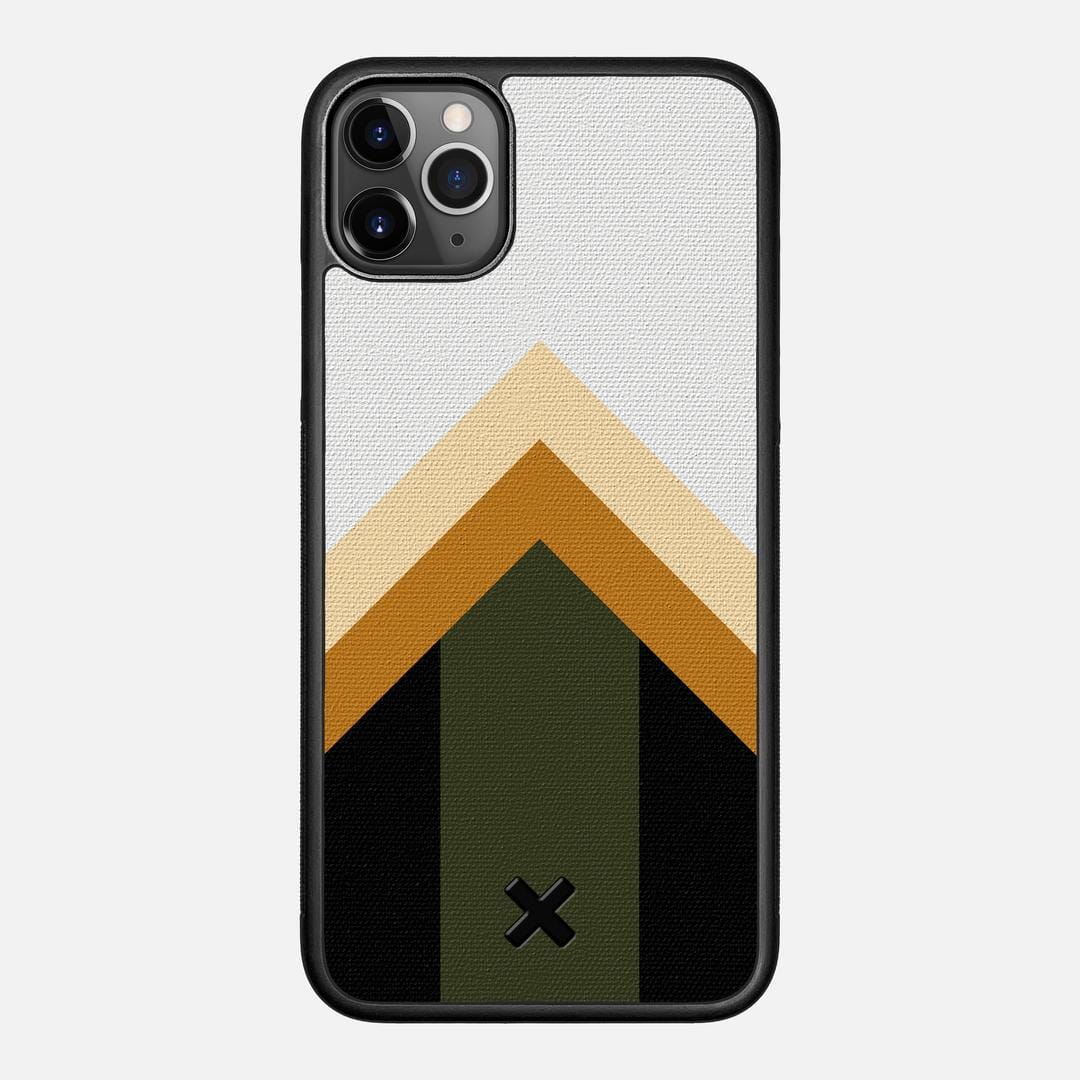 Ascent Case for the Apple iPhone 11 Pro Max featuring a UV Printed Cotton Canvas backer with the Keyway X Mark#Phone Model_iPhone 11 Pro Max