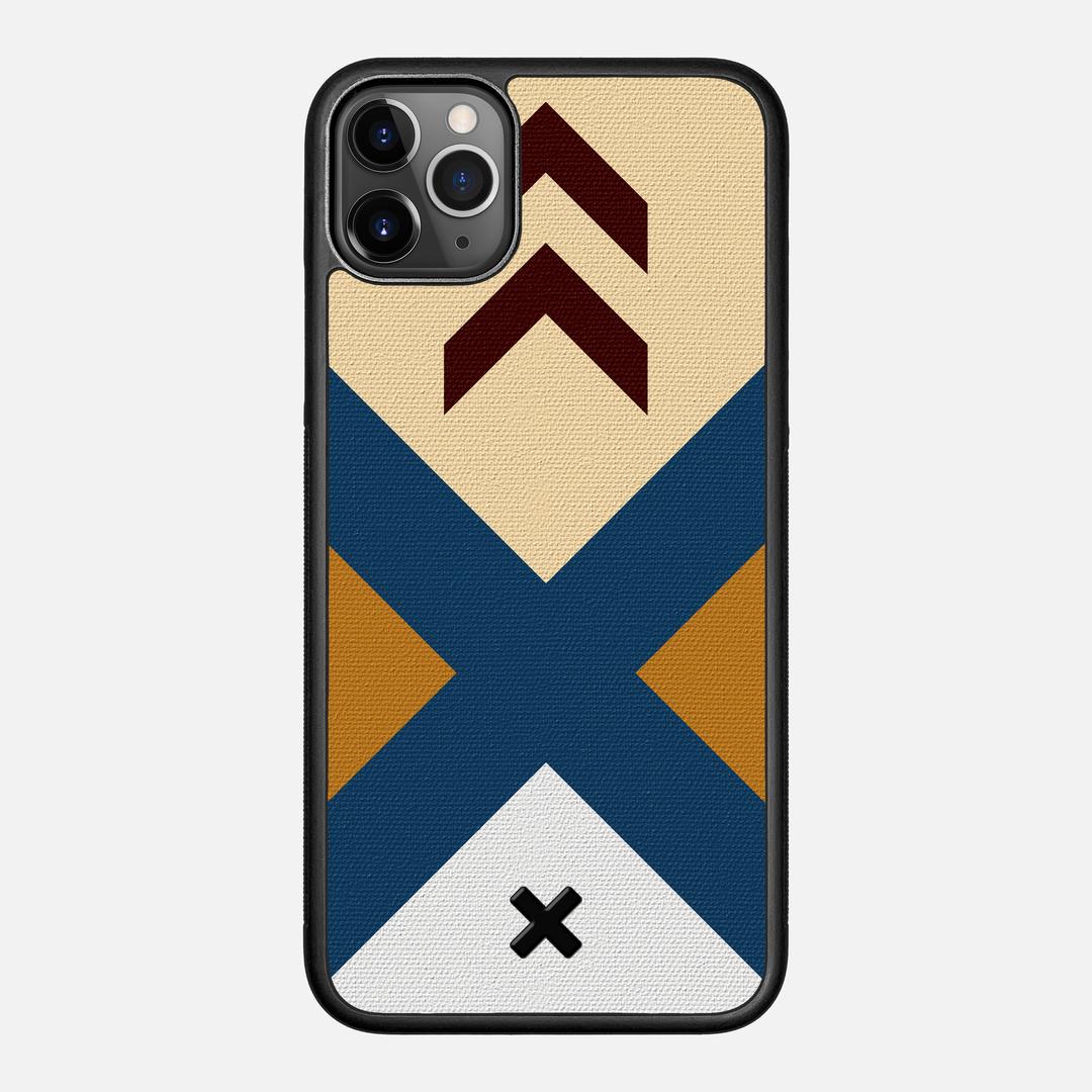 Camp Case for the Apple iPhone 11 Pro Max featuring a UV Printed Cotton Canvas backer with the Keyway X Mark#Phone Model_iPhone 11 Pro Max