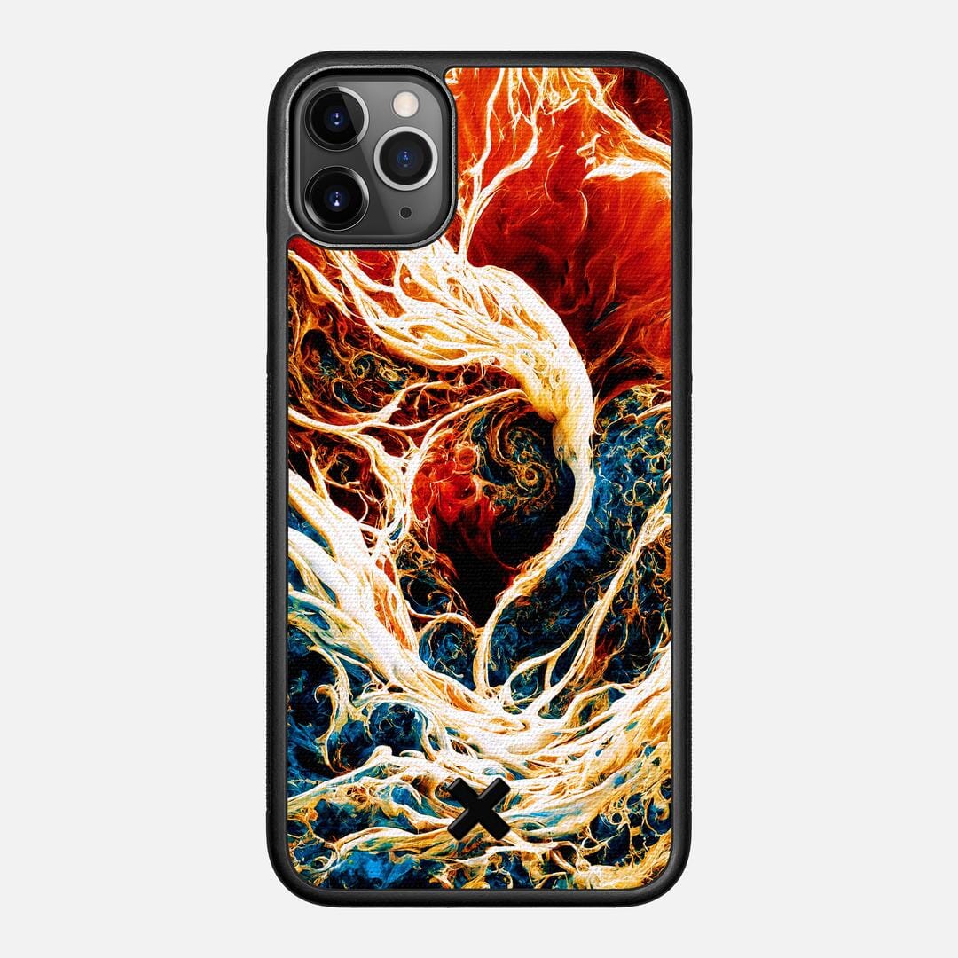 Evolve Case for the Apple iPhone 11 Pro Max featuring a UV Printed Cotton Canvas backer with the Keyway X Mark#Phone Model_iPhone 11 Pro Max
