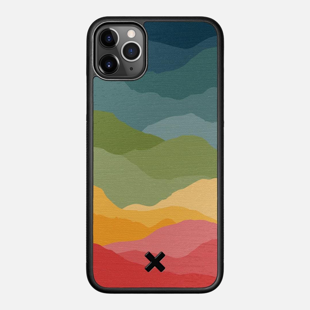 Gamut Case for the Apple iPhone 11 Pro Max featuring a UV Printed Wenge Wood backer with the Keyway X Mark#Phone Model_iPhone 11 Pro Max