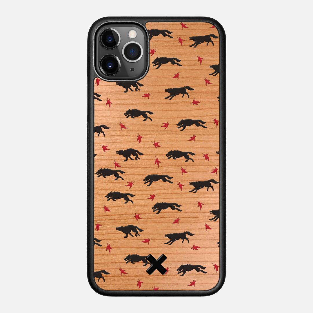 Lupine Case for the Apple iPhone 11 Pro Max featuring a UV Printed Cherry Wood backer with the Keyway X Mark#Phone Model_iPhone 11 Pro Max