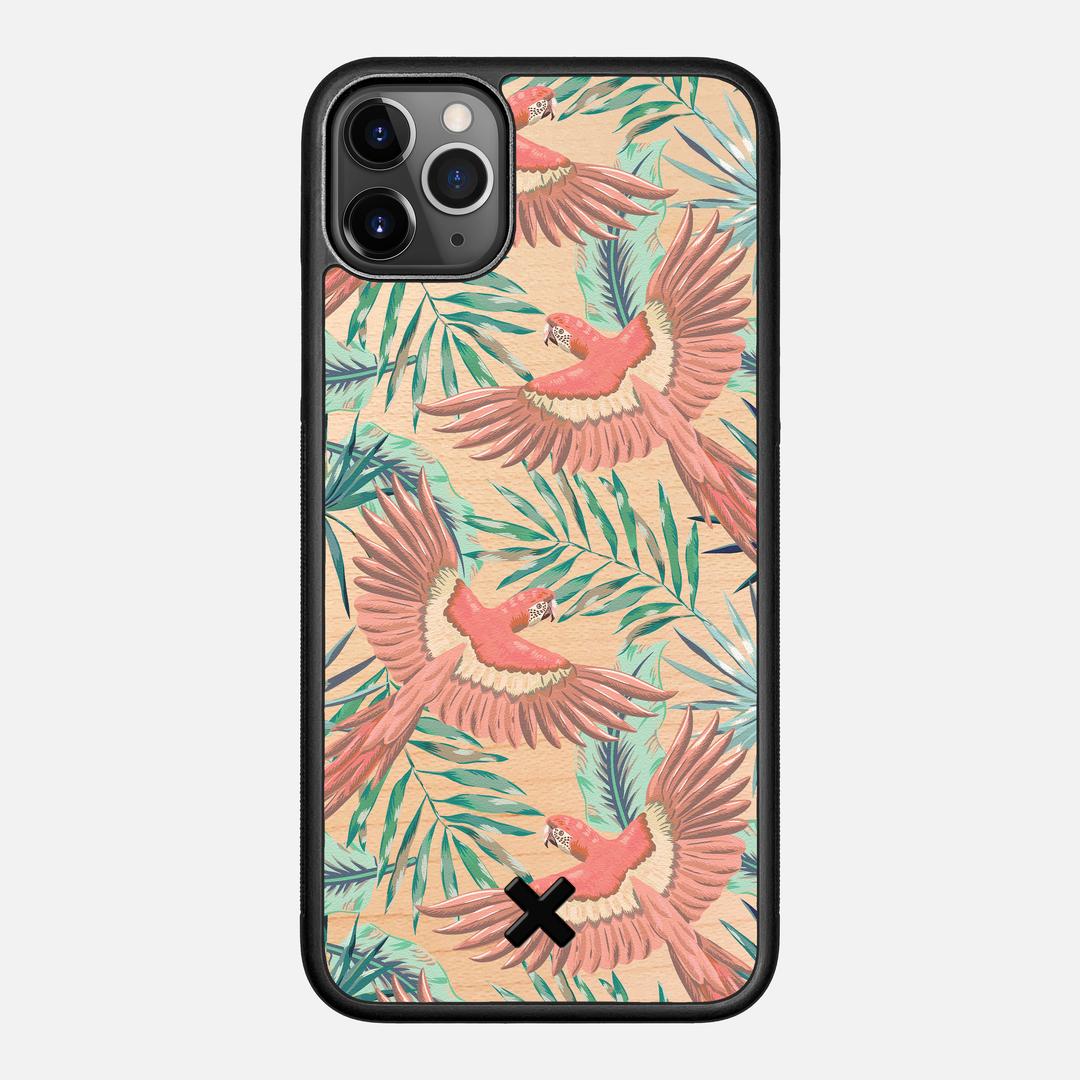 Paradise Case for the Apple iPhone 11 Pro Max featuring a UV Printed Maple Wood backer with the Keyway X Mark#Phone Model_iPhone 11 Pro Max