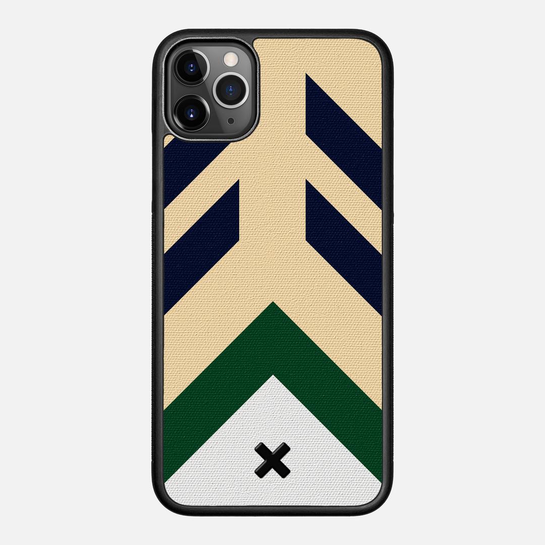 Passage Case for the Apple iPhone 11 Pro Max featuring a UV Printed Cotton Canvas backer with the Keyway X Mark#Phone Model_iPhone 11 Pro Max