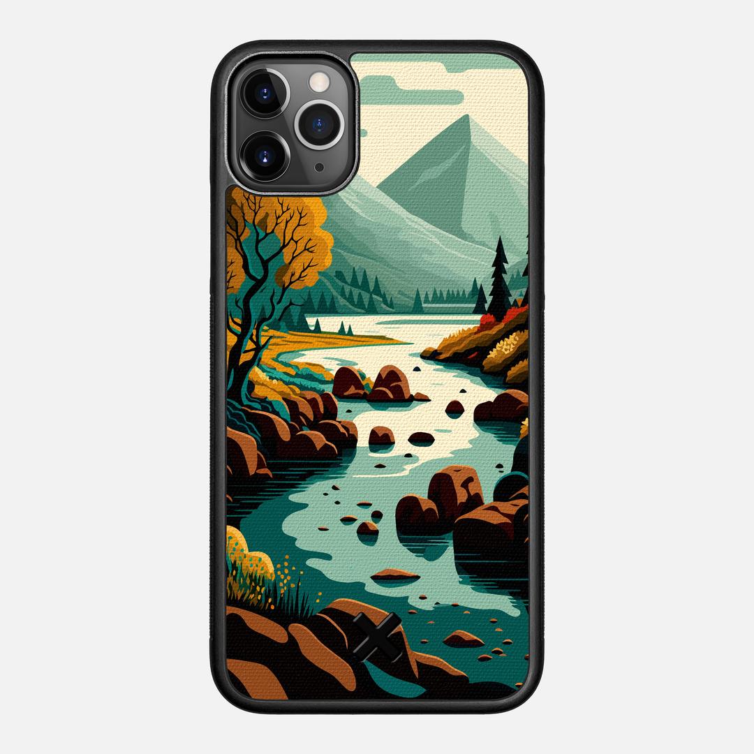 Sanctuary Case for the Apple iPhone 11 Pro Max featuring a UV Printed Cotton Canvas backer with the Keyway X Mark#Phone Model_iPhone 11 Pro Max