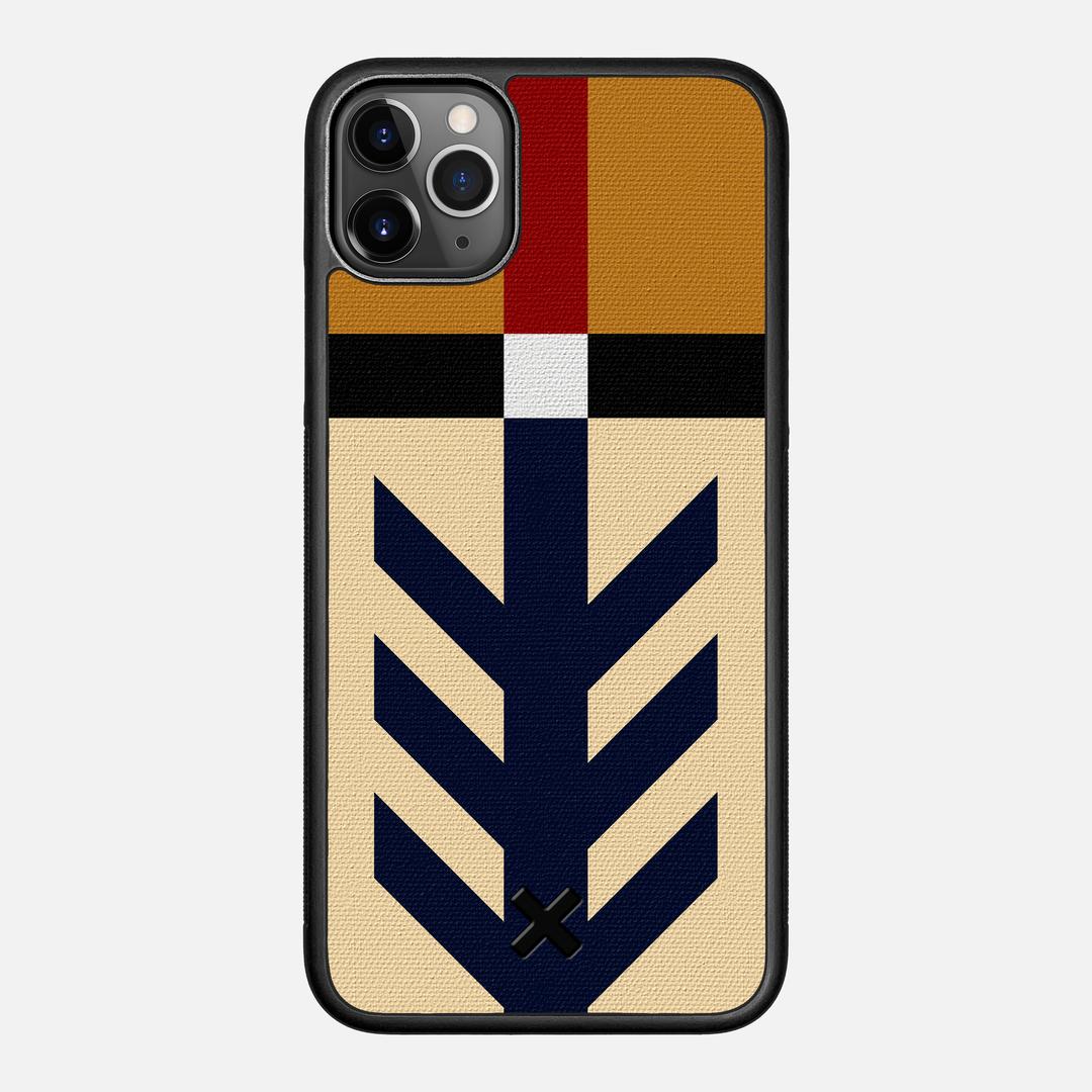 Trail Case for the Apple iPhone 11 Pro Max featuring a UV Printed Cotton Canvas backer with the Keyway X Mark#Phone Model_iPhone 11 Pro Max