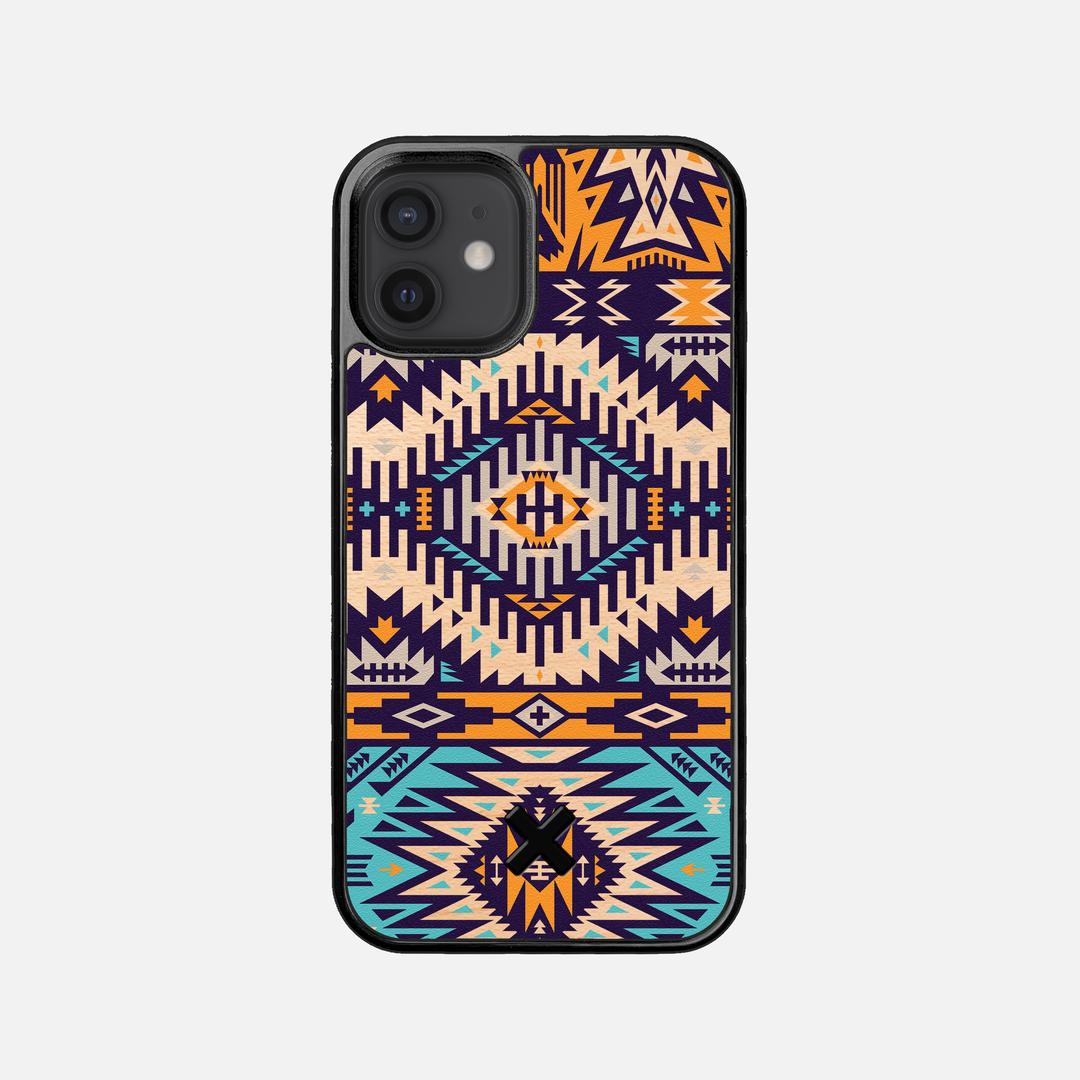 Aztec Case for the Apple iPhone 12 Mini featuring a UV Printed Maple Wood backer with the Keyway X Mark#Phone Model_iPhone 12 Mini
