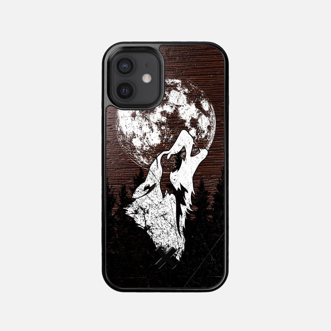 Howl Case for the Apple iPhone 12 Mini featuring a UV Printed Wenge Wood backer with the Keyway X Mark#Phone Model_iPhone 12 Mini