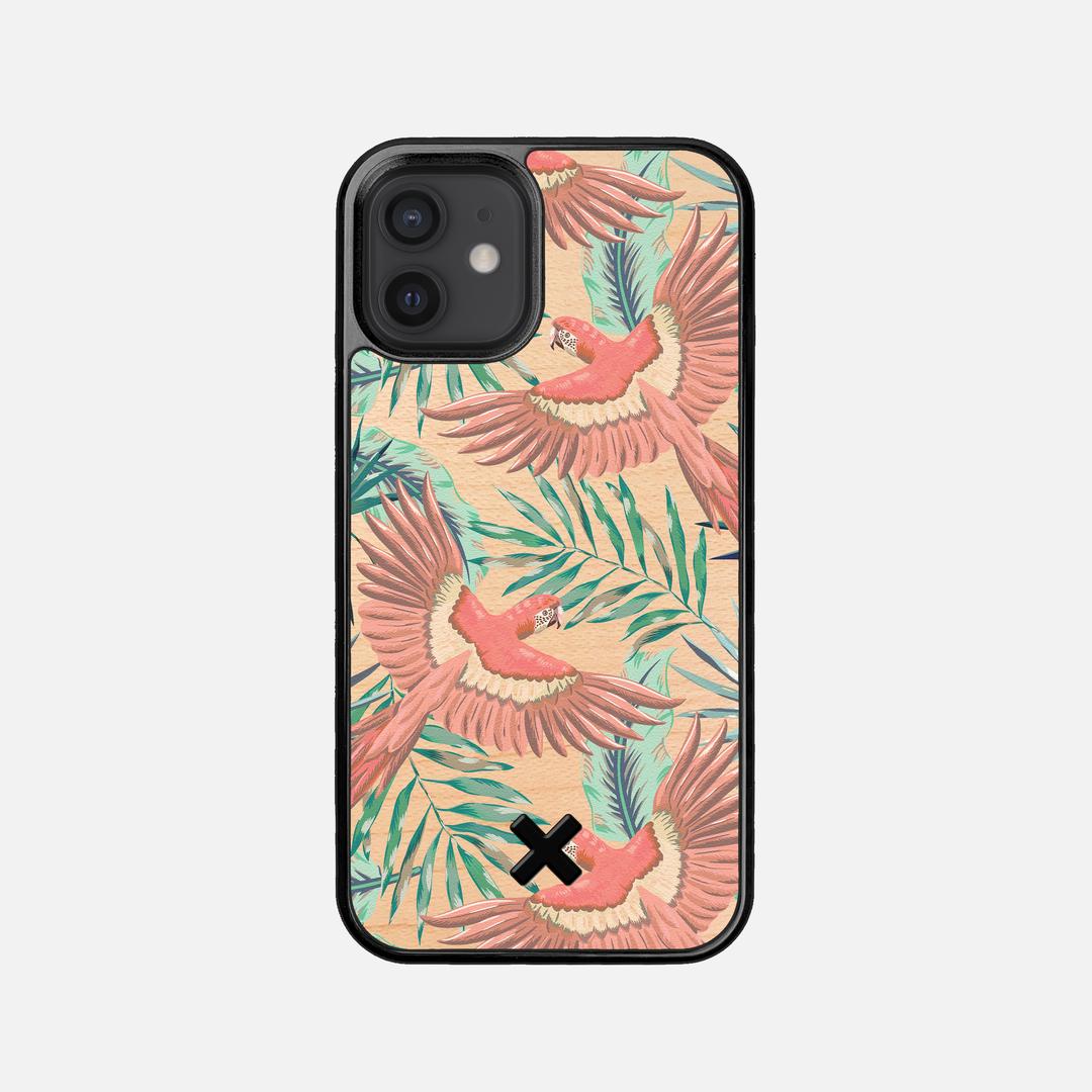 Paradise Case for the Apple iPhone 12 Mini featuring a UV Printed Maple Wood backer with the Keyway X Mark#Phone Model_iPhone 12 Mini