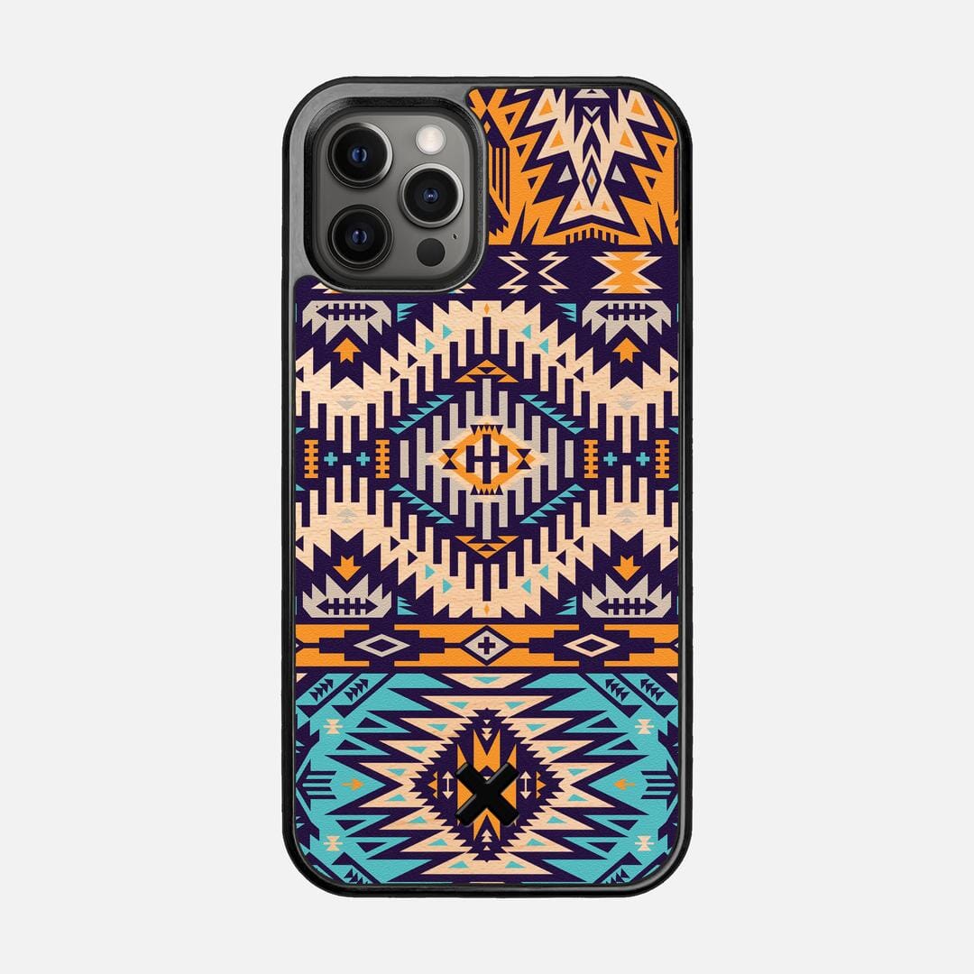 Aztec Case for the Apple iPhone 12 Pro featuring a UV Printed Maple Wood backer with the Keyway X Mark#Phone Model_iPhone 12 Pro