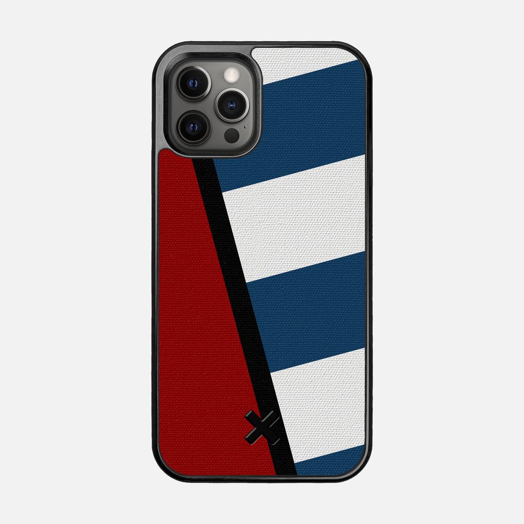 Bluff Case for the Apple iPhone 12 Pro featuring a UV Printed Cotton Canvas backer with the Keyway X Mark#Phone Model_iPhone 12 Pro