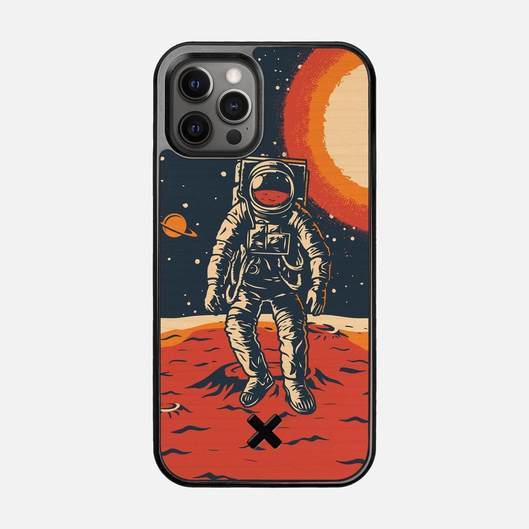 Cosmo Case for the Apple iPhone 12 Pro featuring a UV Printed Wenge Wood backer with the Keyway X Mark#Phone Model_iPhone 12 Pro