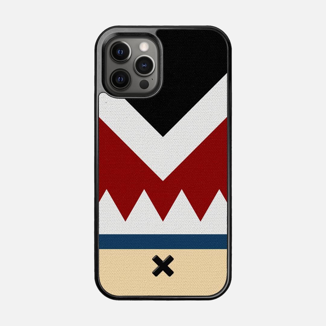 Cove Case for the Apple iPhone 12 Pro featuring a UV Printed Cotton Canvas backer with the Keyway X Mark#Phone Model_iPhone 12 Pro