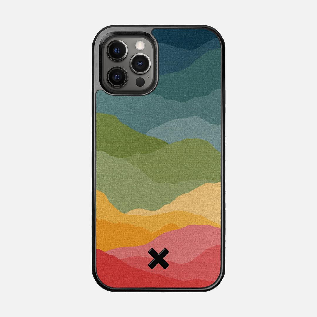 Gamut Case for the Apple iPhone 12 Pro featuring a UV Printed Wenge Wood backer with the Keyway X Mark#Phone Model_iPhone 12 Pro