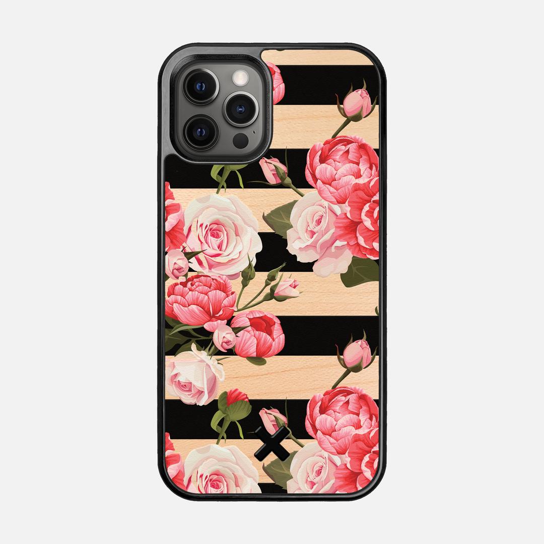 Peony Case for the Apple iPhone 12 Pro featuring a UV Printed Maple Wood backer with the Keyway X Mark#Phone Model_iPhone 12 Pro