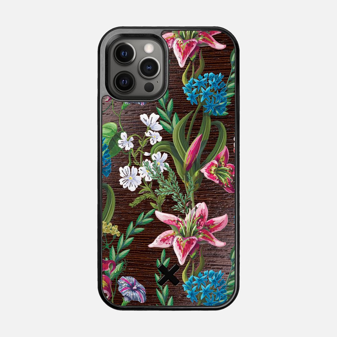 Stargazer Case for the Apple iPhone 12 Pro featuring a UV Printed Wenge Wood backer with the Keyway X Mark#Phone Model_iPhone 12 Pro