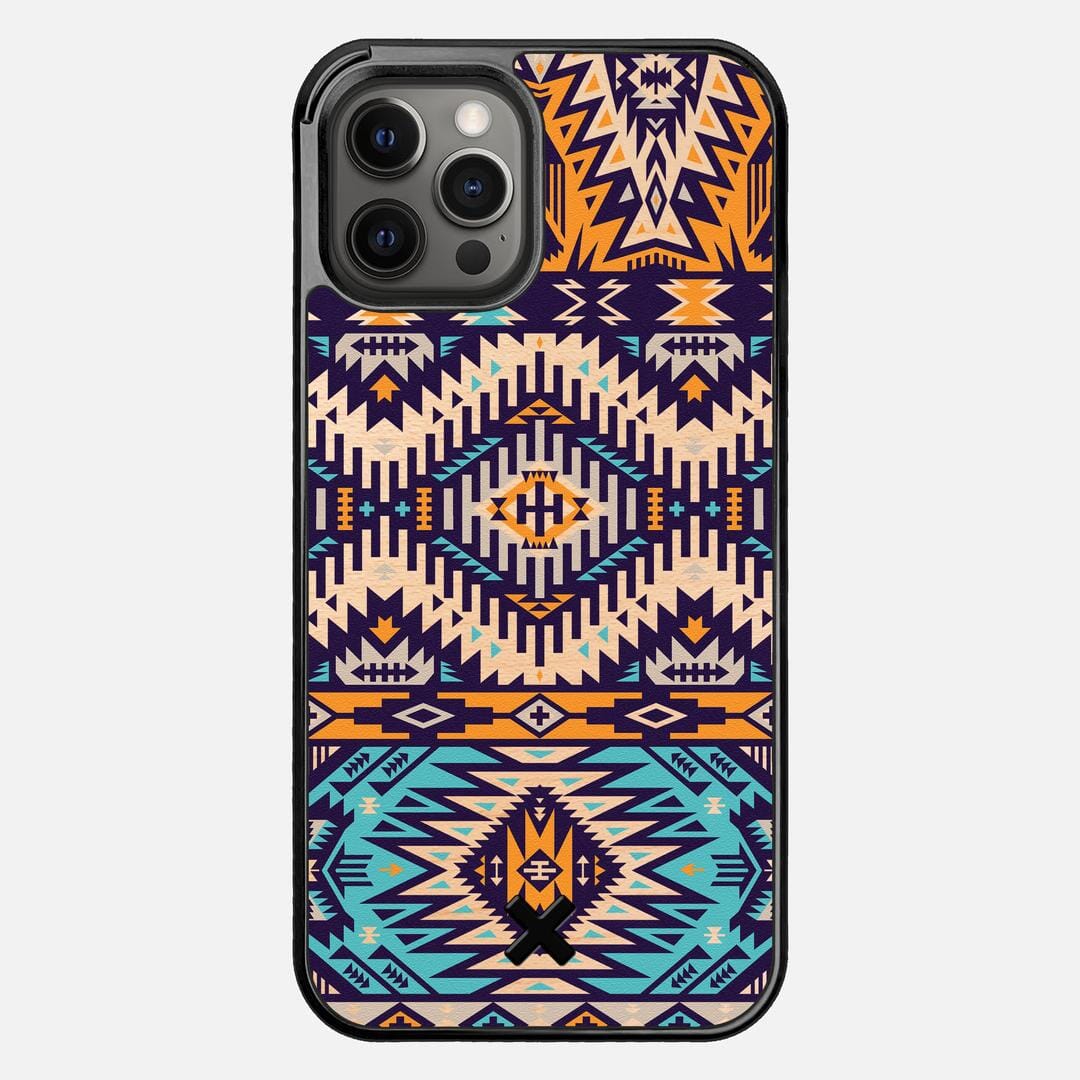 Aztec Case for the Apple iPhone 12 Pro Max featuring a UV Printed Maple Wood backer with the Keyway X Mark#Phone Model_iPhone 12 Pro Max