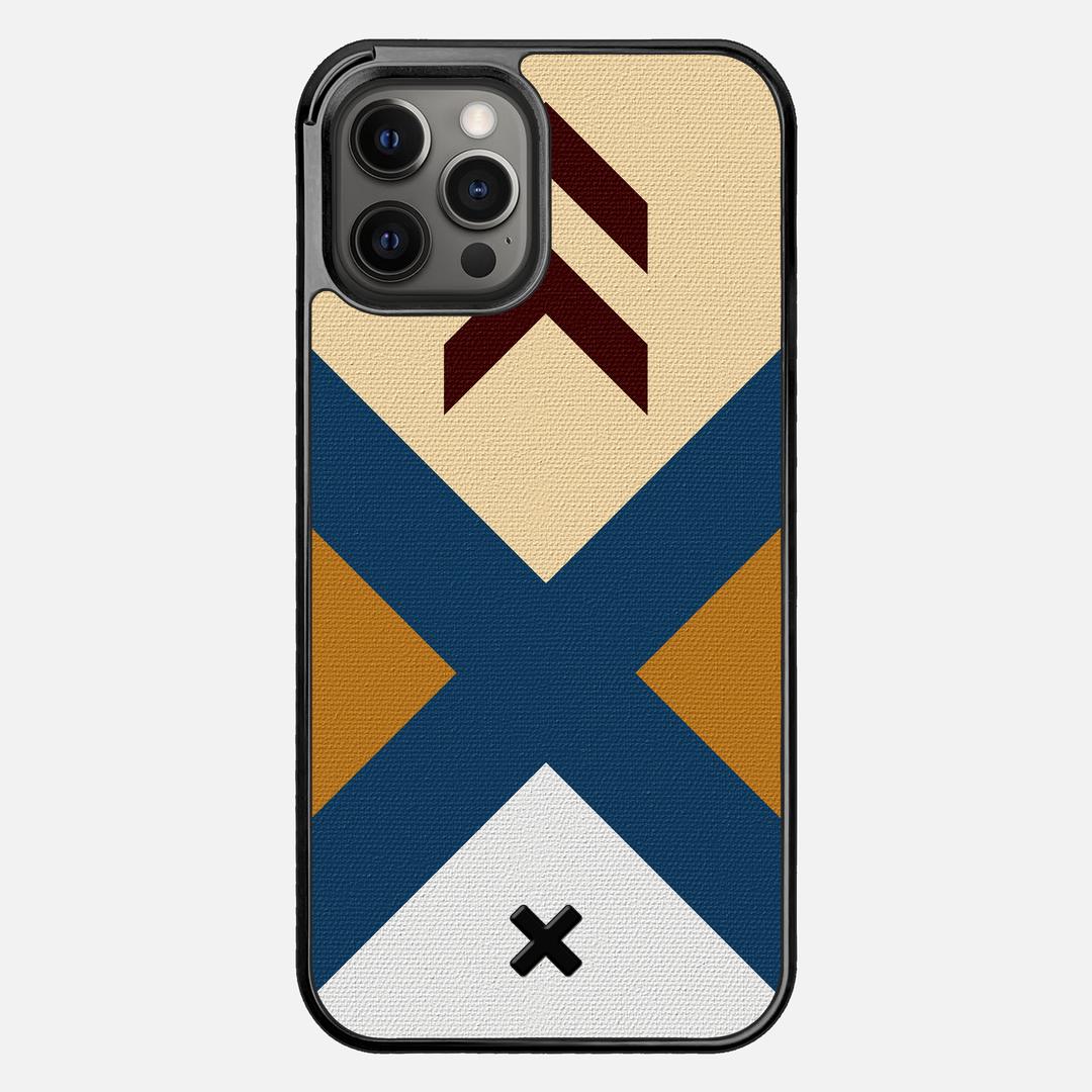 Camp Case for the Apple iPhone 12 Pro Max featuring a UV Printed Cotton Canvas backer with the Keyway X Mark#Phone Model_iPhone 12 Pro Max