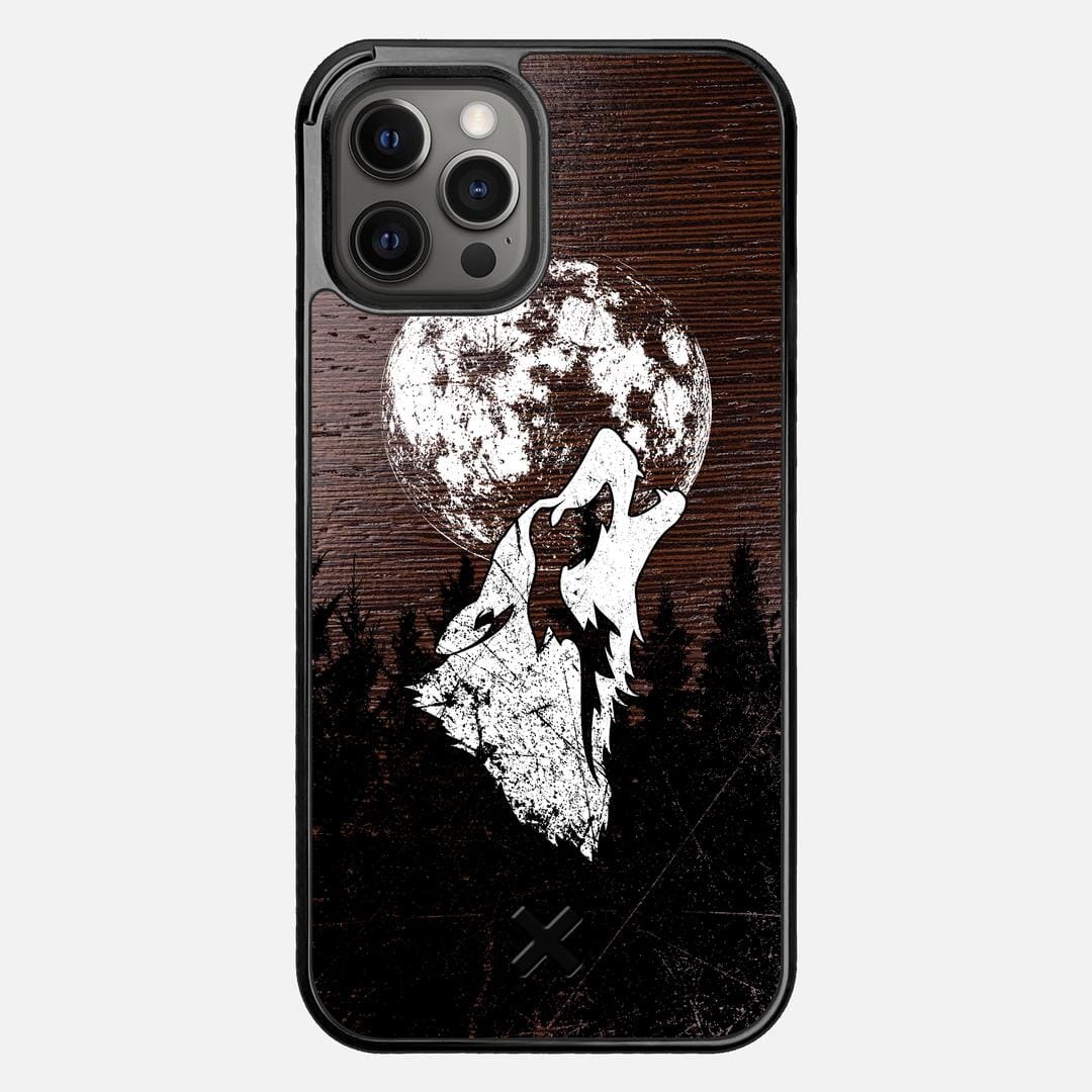 Howl Case for the Apple iPhone 12 Pro Max featuring a UV Printed Wenge Wood backer with the Keyway X Mark#Phone Model_iPhone 12 Pro Max