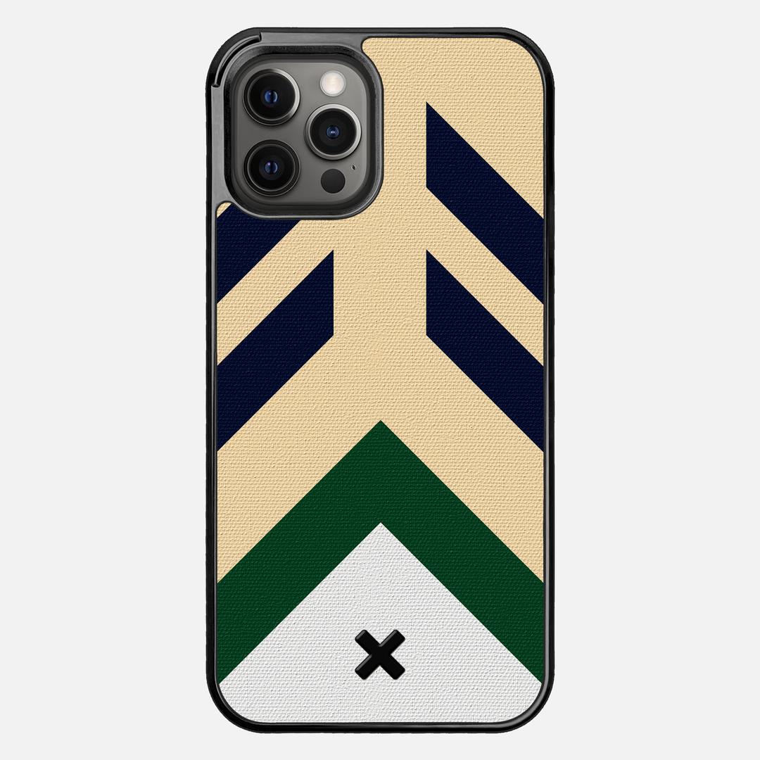 Passage Case for the Apple iPhone 12 Pro Max featuring a UV Printed Cotton Canvas backer with the Keyway X Mark#Phone Model_iPhone 12 Pro Max