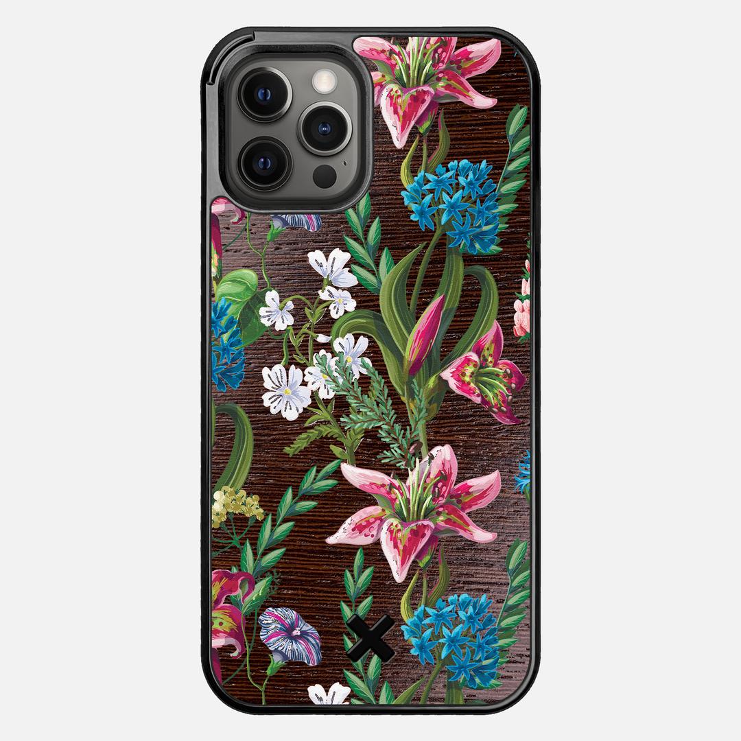 Stargazer Case for the Apple iPhone 12 Pro Max featuring a UV Printed Wenge Wood backer with the Keyway X Mark#Phone Model_iPhone 12 Pro Max