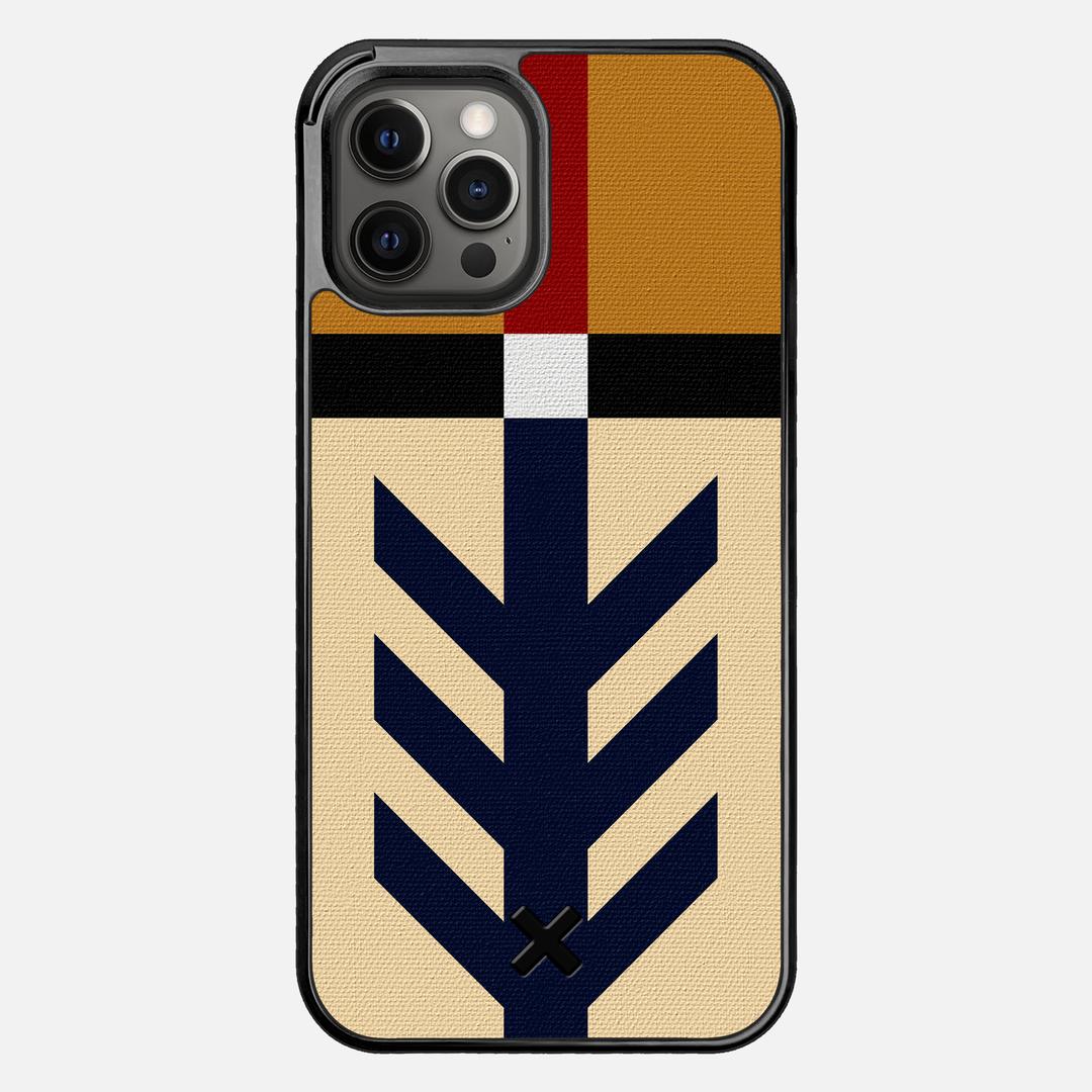 Trail Case for the Apple iPhone 12 Pro Max featuring a UV Printed Cotton Canvas backer with the Keyway X Mark#Phone Model_iPhone 12 Pro Max