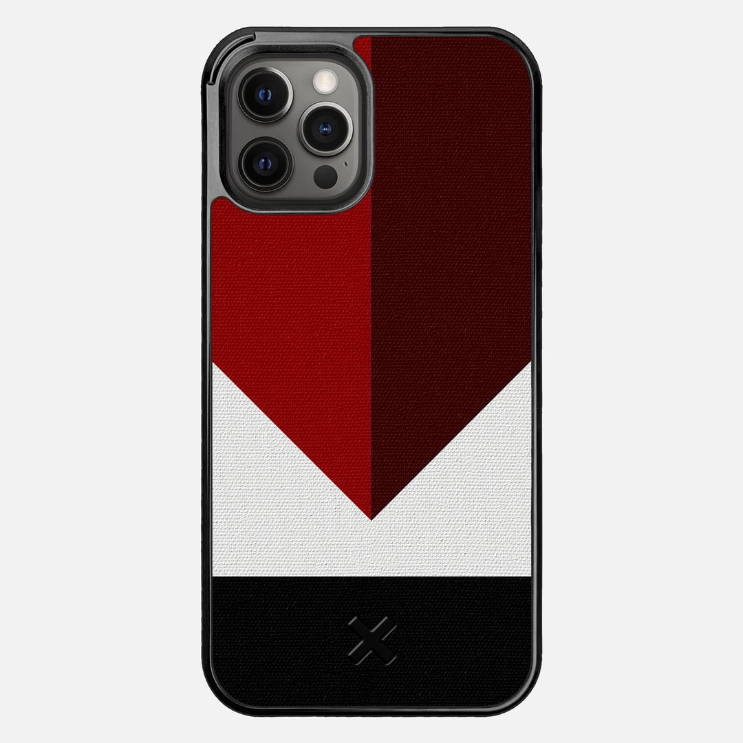 Valley Case for the Apple iPhone 12 Pro Max featuring a UV Printed Cotton Canvas backer with the Keyway X Mark#Phone Model_iPhone 12 Pro Max