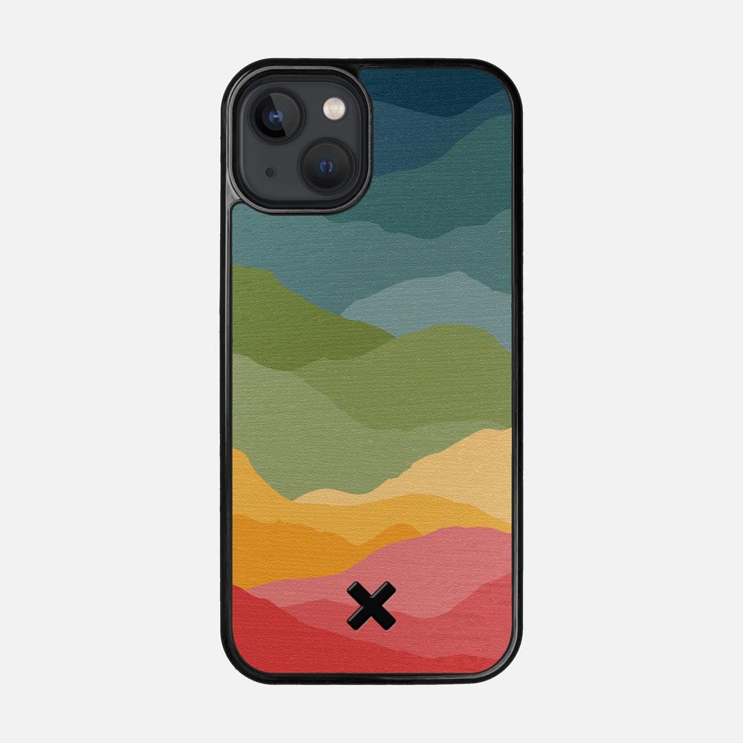 Gamut Case for the Apple iPhone 13 featuring a UV Printed Wenge Wood backer with the Keyway X Mark#Phone Model_iPhone 13