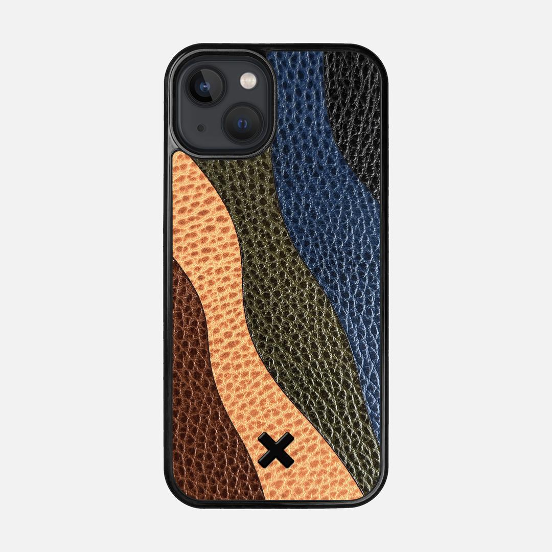 Sable Leather Case for the Apple iPhone 13 featuring a Genuine Leather backer with the Keyway X Mark#Phone Model_iPhone 13
