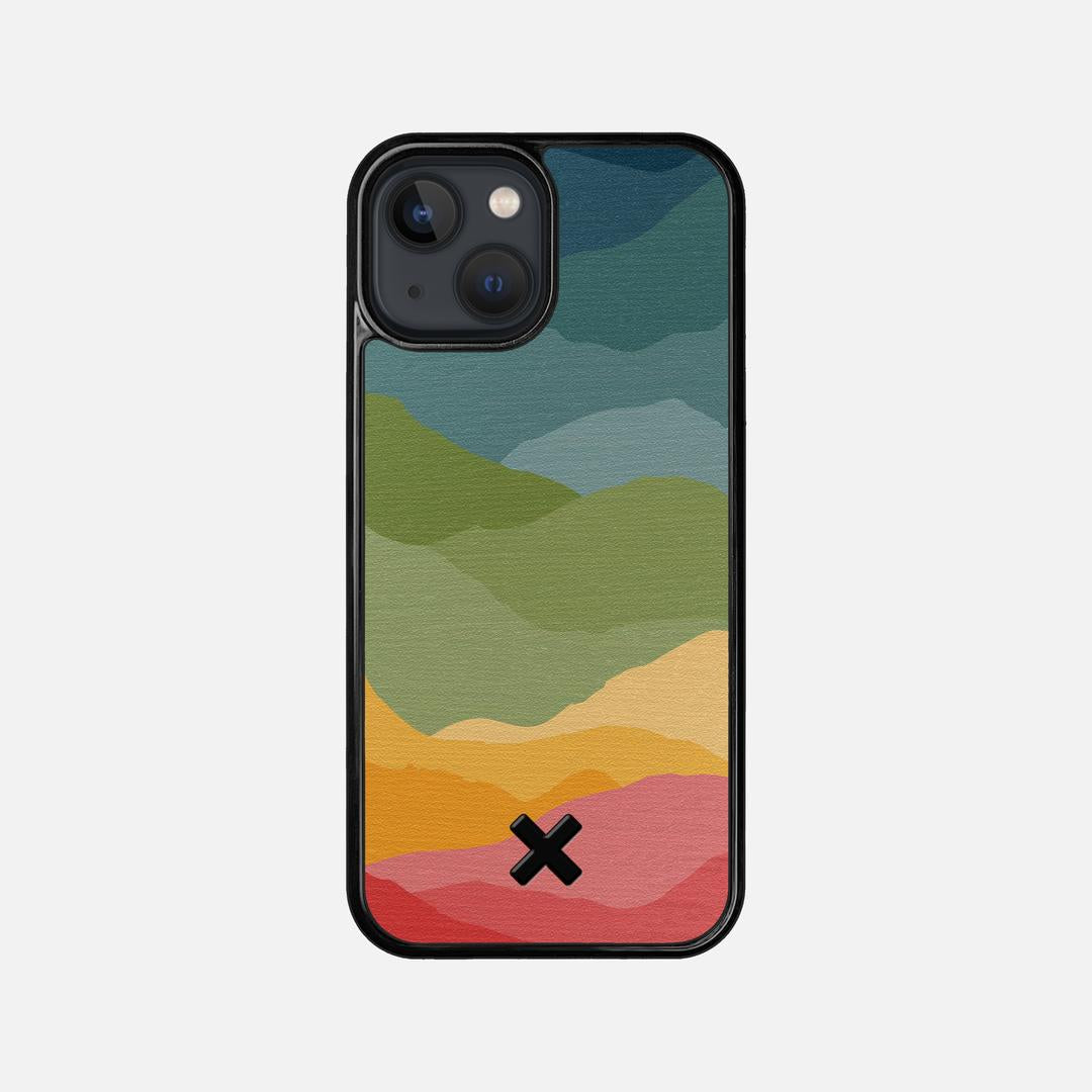 Gamut Case for the Apple iPhone 13 Mini featuring a UV Printed Wenge Wood backer with the Keyway X Mark#Phone Model_iPhone 13 Mini