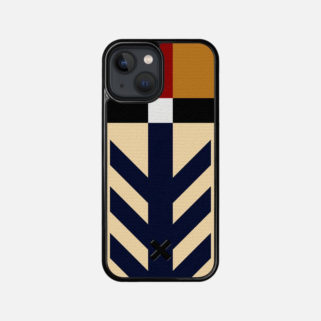 Trail Case for the Apple iPhone 13 Mini featuring a UV Printed Cotton Canvas backer with the Keyway X Mark#Phone Model_iPhone 13 Mini