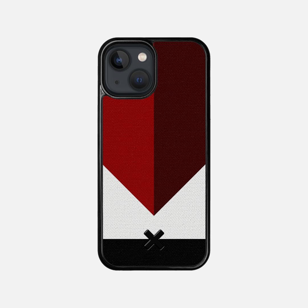 Valley Case for the Apple iPhone 13 Mini featuring a UV Printed Cotton Canvas backer with the Keyway X Mark#Phone Model_iPhone 13 Mini