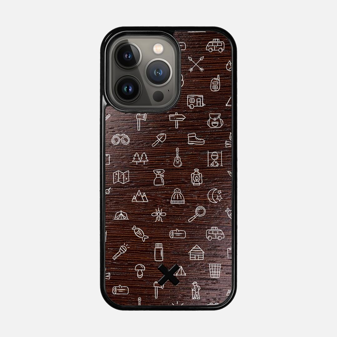 Gear Case for the Apple iPhone 13 Pro featuring a UV Printed Wenge Wood backer with the Keyway X Mark#Phone Model_iPhone 13 Pro