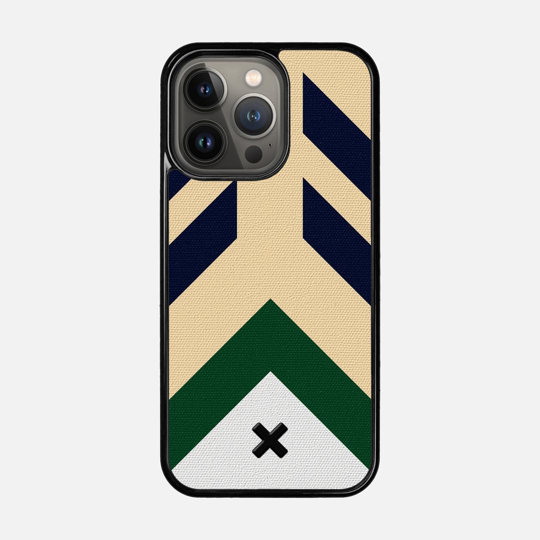 Passage Case for the Apple iPhone 13 Pro featuring a UV Printed Cotton Canvas backer with the Keyway X Mark#Phone Model_iPhone 13 Pro