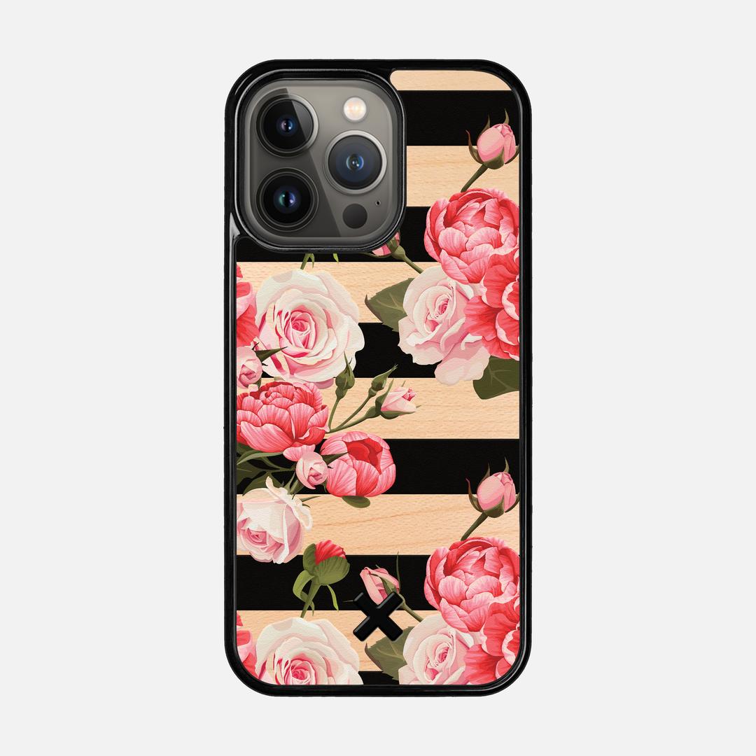 Peony Case for the Apple iPhone 13 Pro featuring a UV Printed Maple Wood backer with the Keyway X Mark#Phone Model_iPhone 13 Pro