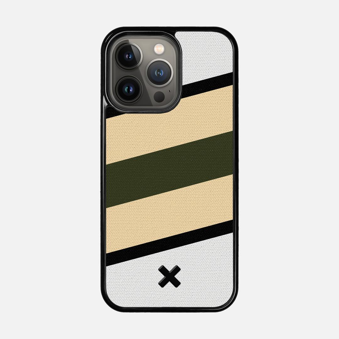 Ridge Case for the Apple iPhone 13 Pro featuring a UV Printed Cotton Canvas backer with the Keyway X Mark#Phone Model_iPhone 13 Pro
