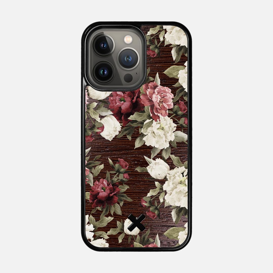 Rose Case for the Apple iPhone 13 Pro featuring a UV Printed Wenge Wood backer with the Keyway X Mark#Phone Model_iPhone 13 Pro