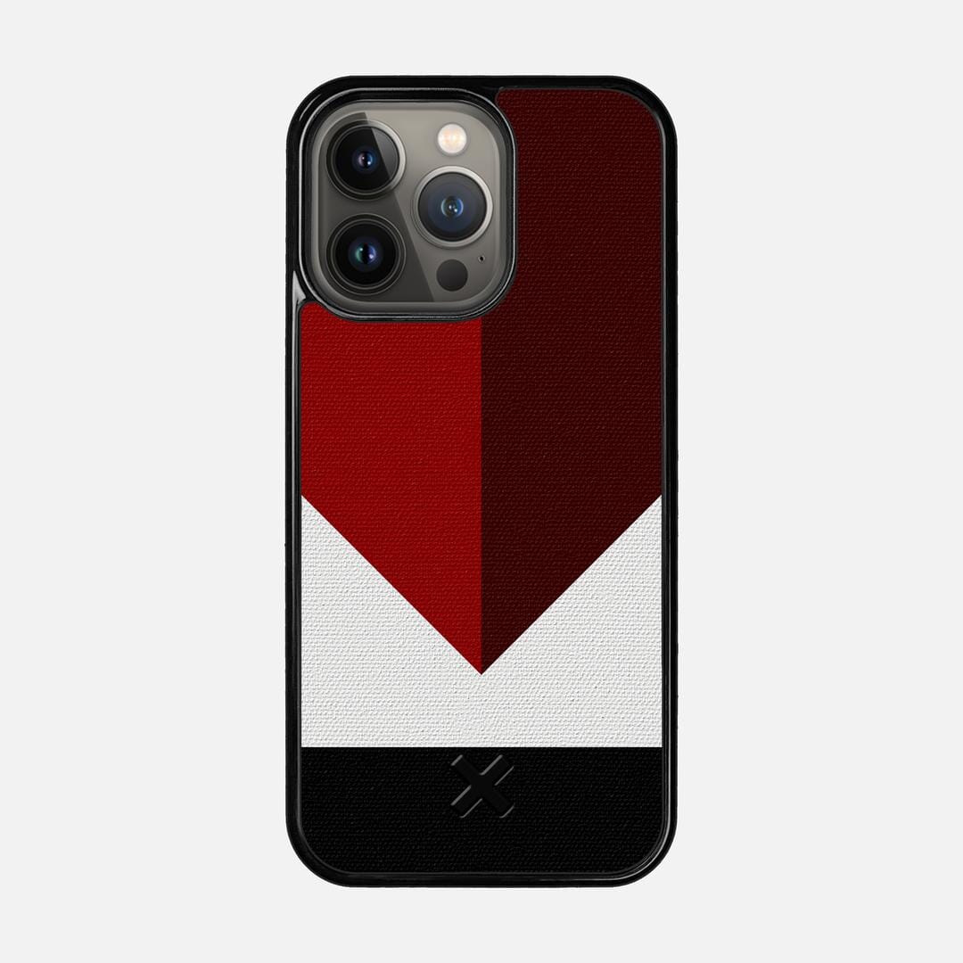 Valley Case for the Apple iPhone 13 Pro featuring a UV Printed Cotton Canvas backer with the Keyway X Mark#Phone Model_iPhone 13 Pro