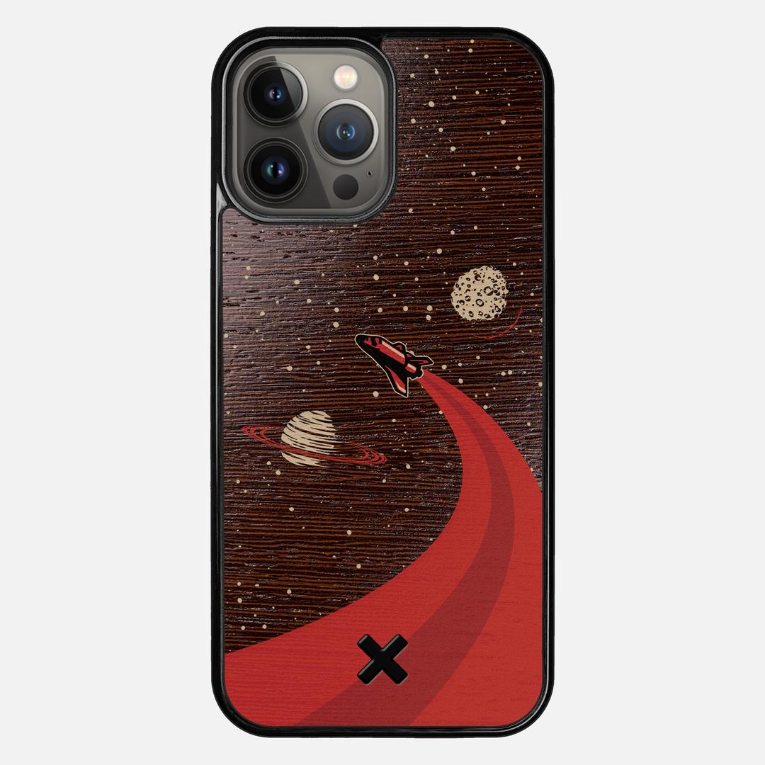 Booster Case for the Apple iPhone 13 Pro Max featuring a UV Printed Wenge Wood backer with the Keyway X Mark#Phone Model_iPhone 13 Pro Max
