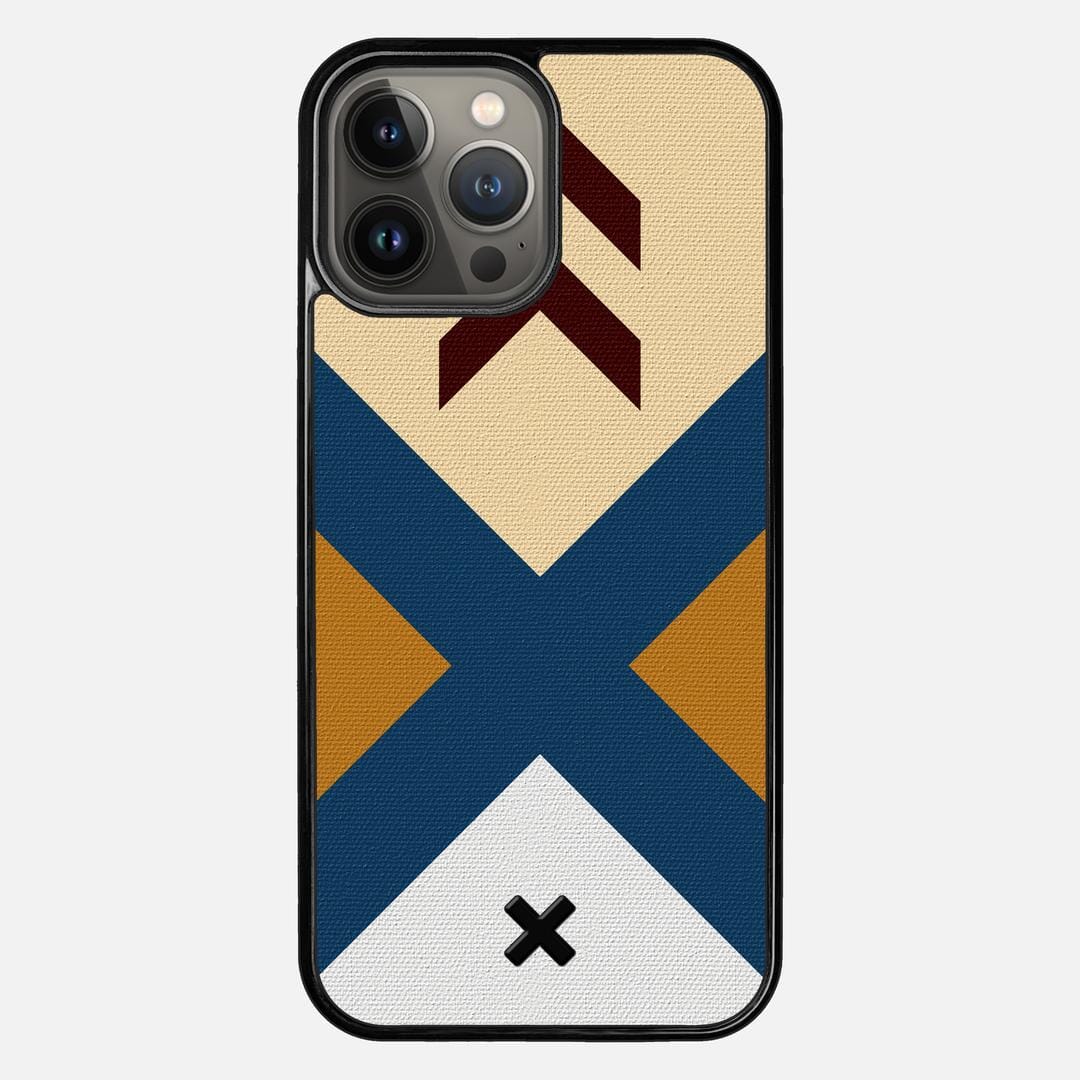 Camp Case for the Apple iPhone 13 Pro Max featuring a UV Printed Cotton Canvas backer with the Keyway X Mark#Phone Model_iPhone 13 Pro Max