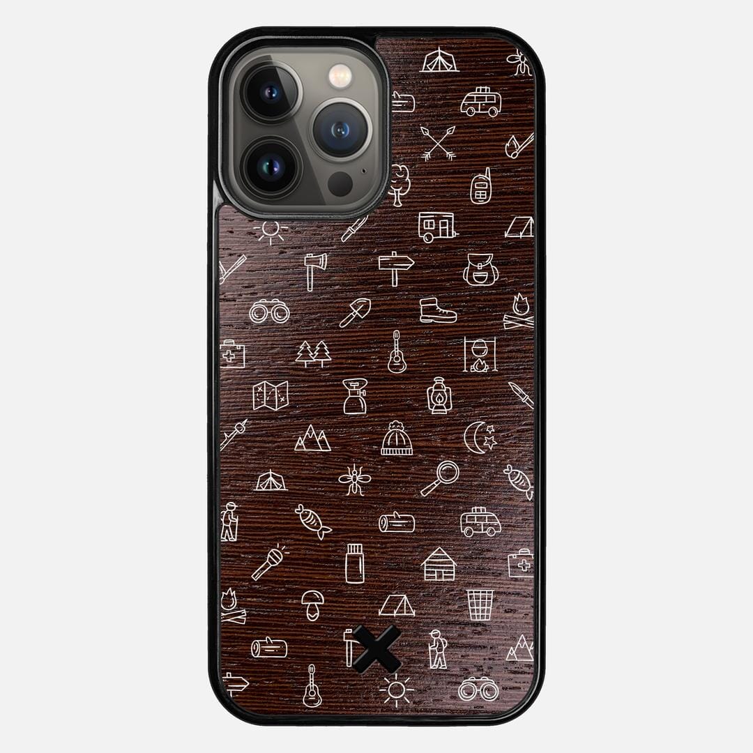 Gear Case for the Apple iPhone 13 Pro Max featuring a UV Printed Wenge Wood backer with the Keyway X Mark#Phone Model_iPhone 13 Pro Max