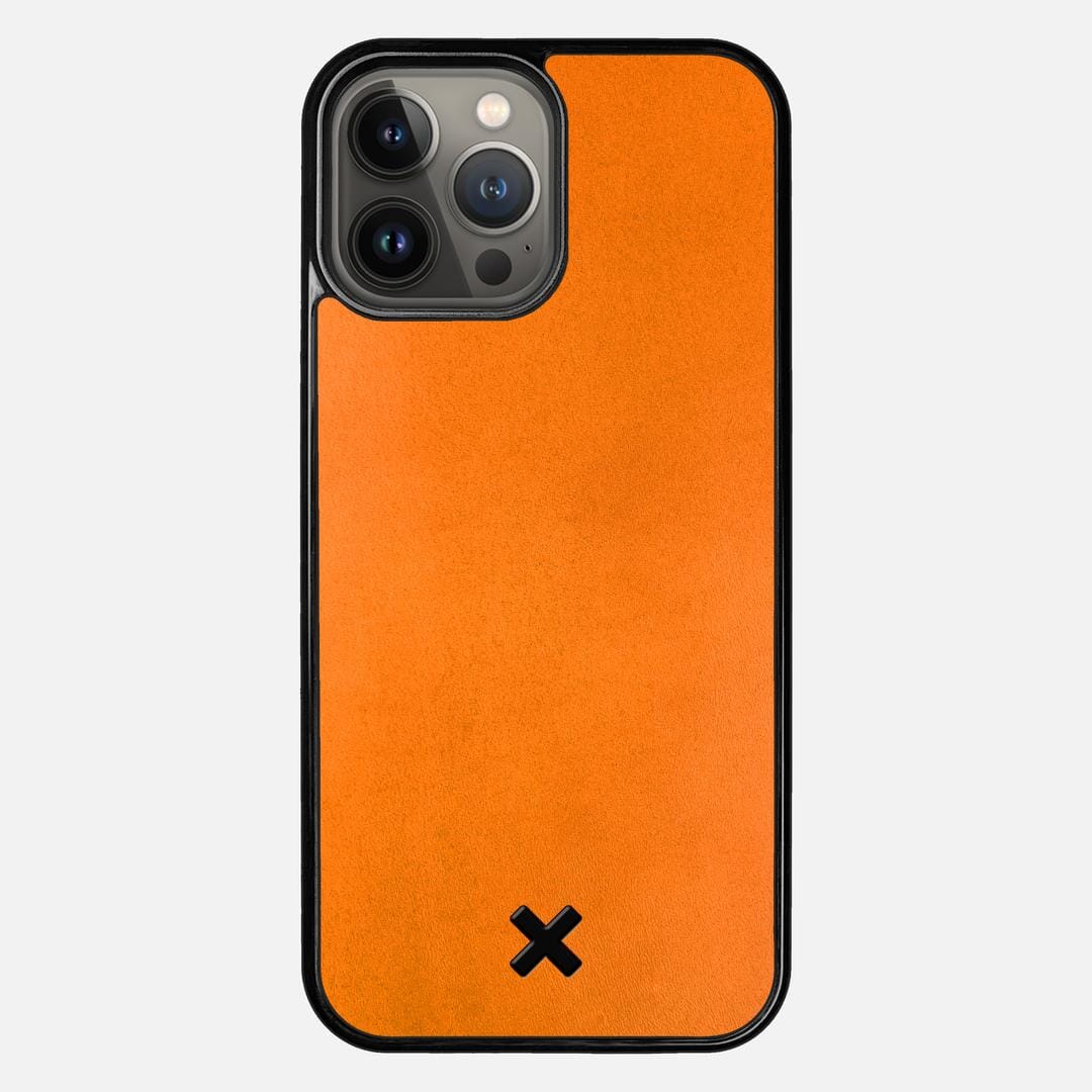 Honey Leather Case for the Apple iPhone 13 Pro Max featuring a Genuine Leather backer with the Keyway X Mark#Phone Model_iPhone 13 Pro Max