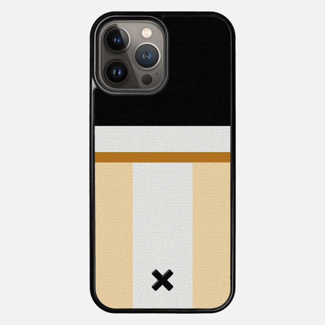 Isle Case for the Apple iPhone 13 Pro Max featuring a UV Printed Cotton Canvas backer with the Keyway X Mark#Phone Model_iPhone 13 Pro Max