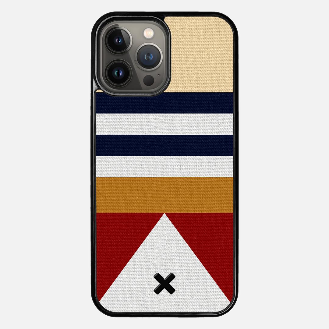 Lodge Case for the Apple iPhone 13 Pro Max featuring a UV Printed Cotton Canvas backer with the Keyway X Mark#Phone Model_iPhone 13 Pro Max