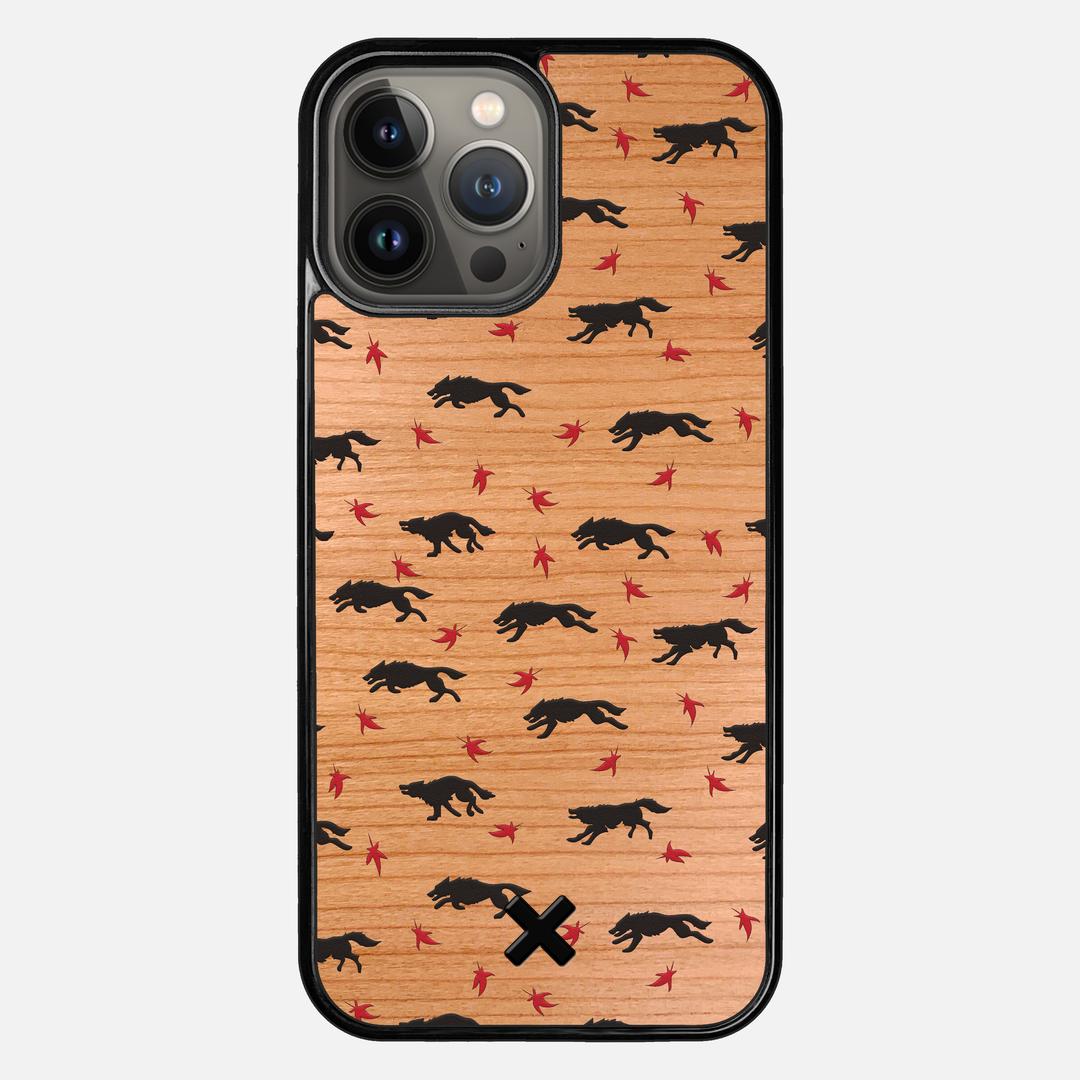Lupine Case for the Apple iPhone 13 Pro Max featuring a UV Printed Cherry Wood backer with the Keyway X Mark#Phone Model_iPhone 13 Pro Max