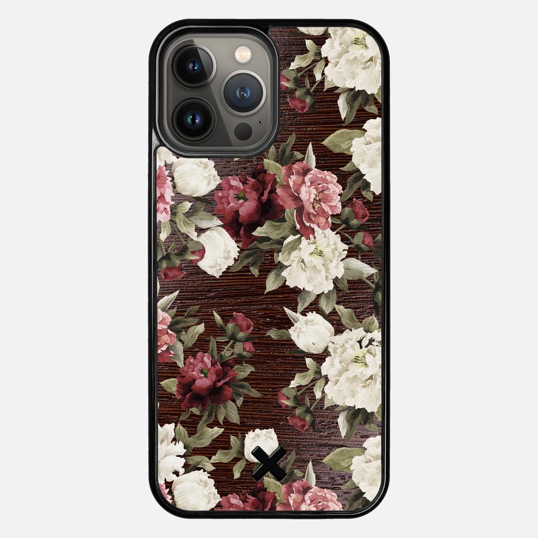 Rose Case for the Apple iPhone 13 Pro Max featuring a UV Printed Wenge Wood backer with the Keyway X Mark#Phone Model_iPhone 13 Pro Max