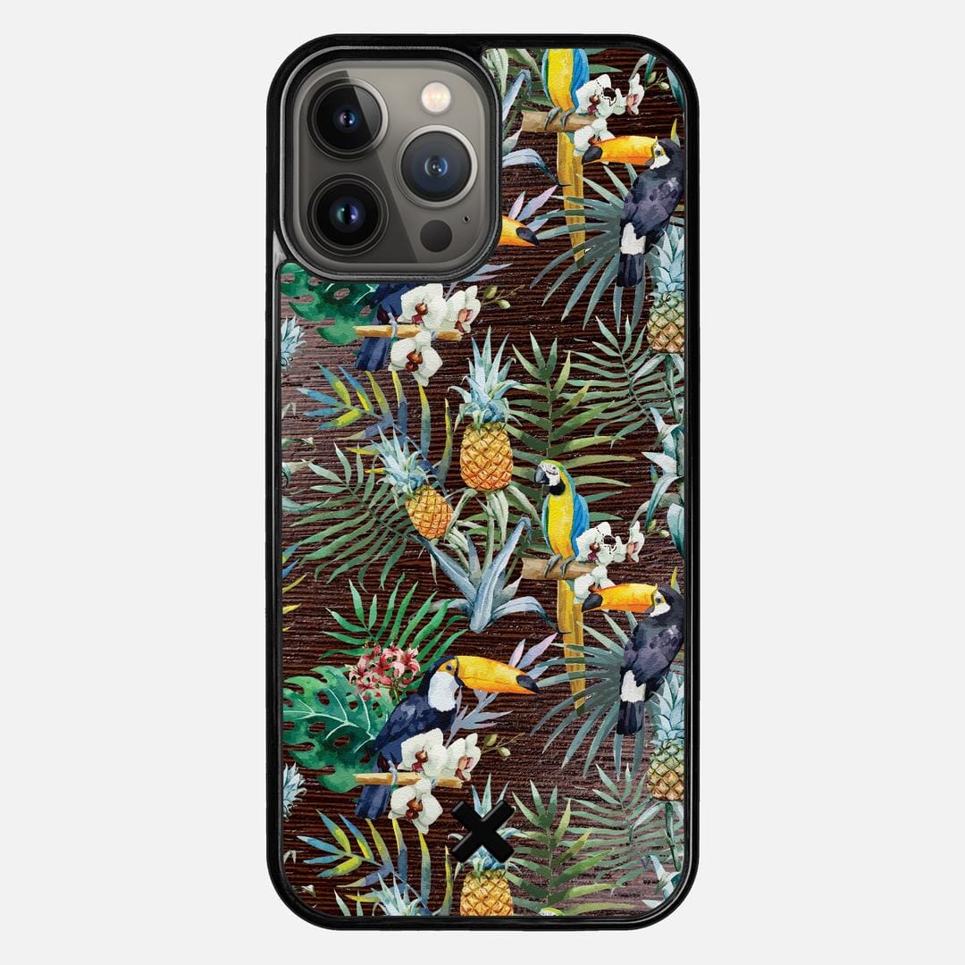Tropic Case for the Apple iPhone 13 Pro Max featuring a UV Printed and Wenge Wood backer with the Keyway X Mark#Phone Model_iPhone 13 Pro Max