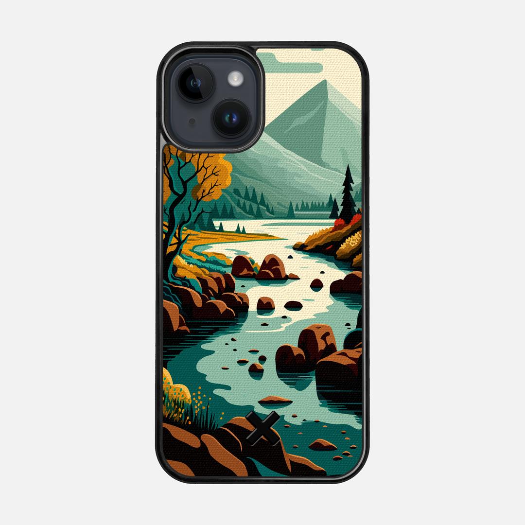Sanctuary Case for the Apple iPhone 14 featuring a UV Printed Cotton Canvas backer with the Keyway X Mark#Phone Model_iPhone 14